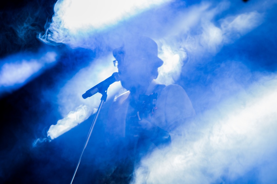 singer on stage